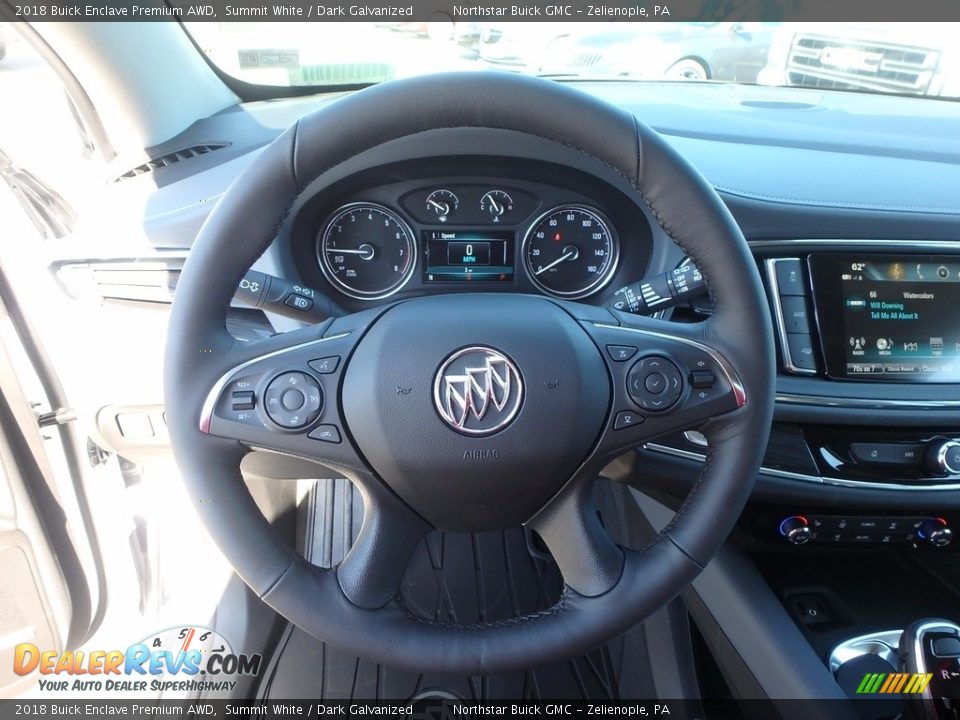 2018 Buick Enclave Premium AWD Summit White / Dark Galvanized Photo #17