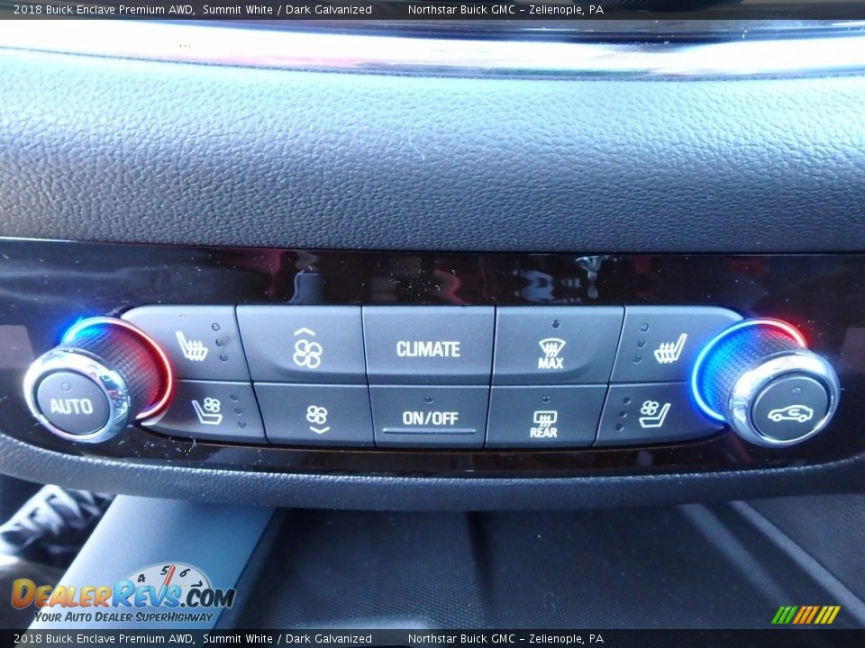 2018 Buick Enclave Premium AWD Summit White / Dark Galvanized Photo #18