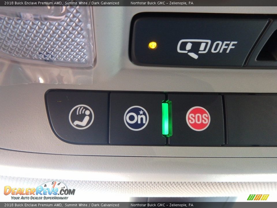 2018 Buick Enclave Premium AWD Summit White / Dark Galvanized Photo #20
