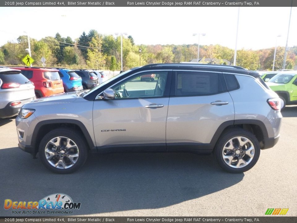 2018 Jeep Compass Limited 4x4 Billet Silver Metallic / Black Photo #2