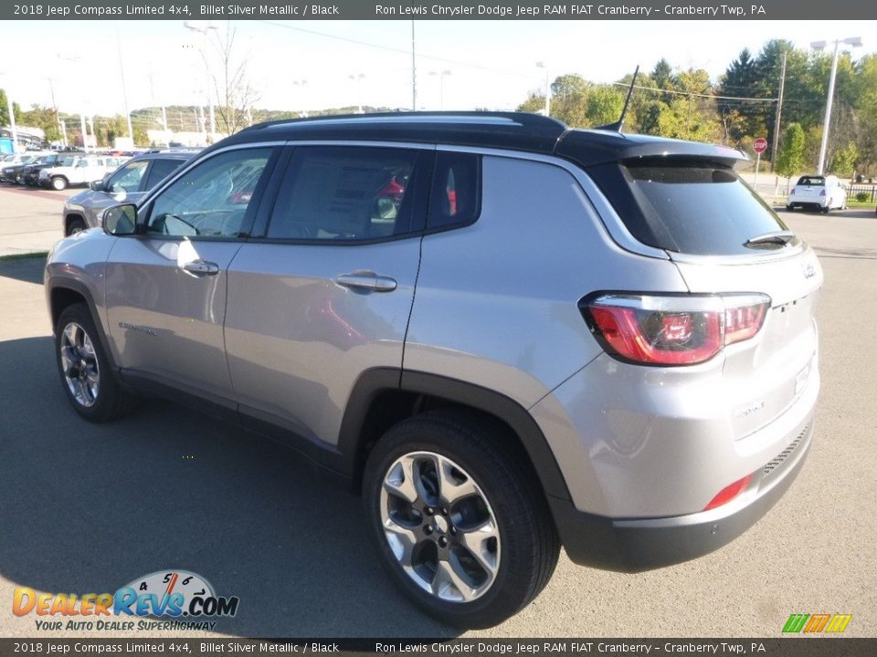2018 Jeep Compass Limited 4x4 Billet Silver Metallic / Black Photo #3