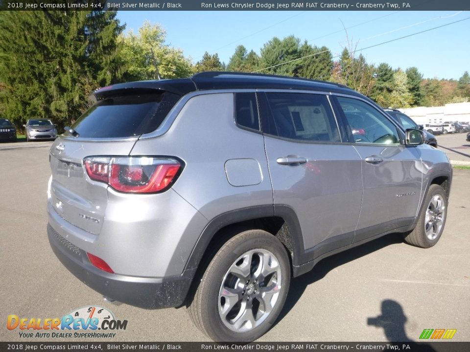 2018 Jeep Compass Limited 4x4 Billet Silver Metallic / Black Photo #5