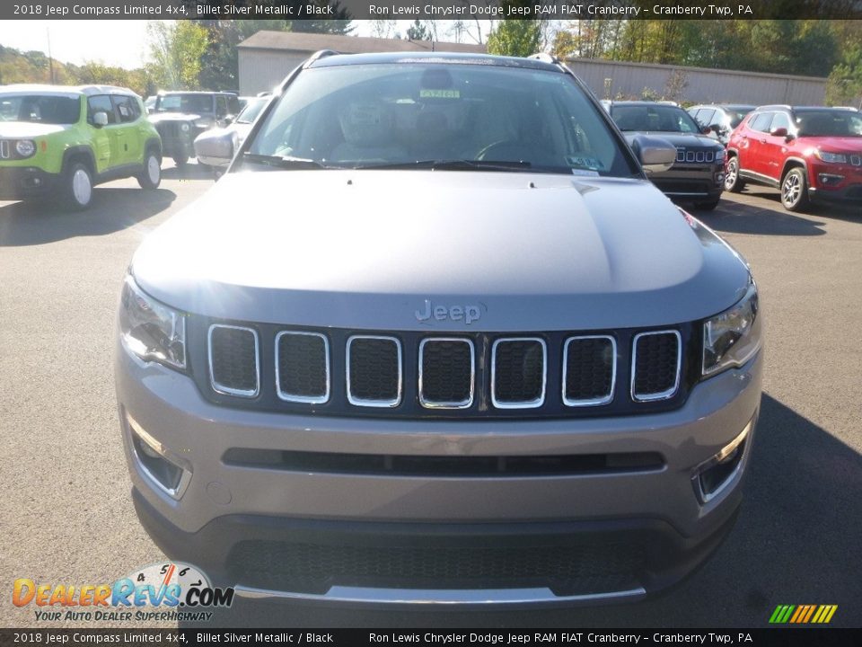 2018 Jeep Compass Limited 4x4 Billet Silver Metallic / Black Photo #8