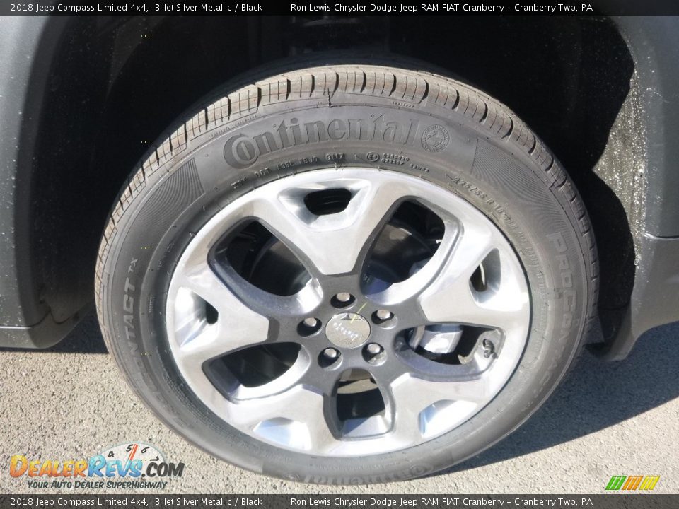 2018 Jeep Compass Limited 4x4 Billet Silver Metallic / Black Photo #9