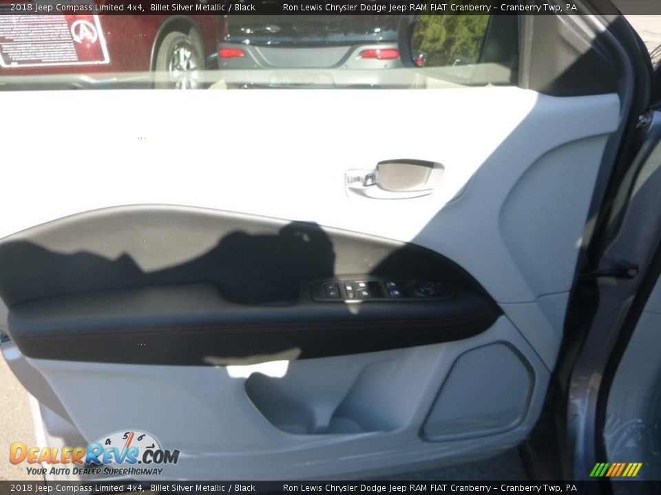 2018 Jeep Compass Limited 4x4 Billet Silver Metallic / Black Photo #13