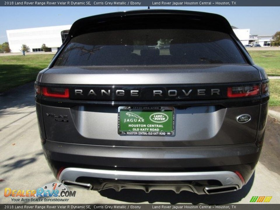 2018 Land Rover Range Rover Velar R Dynamic SE Corris Grey Metallic / Ebony Photo #8