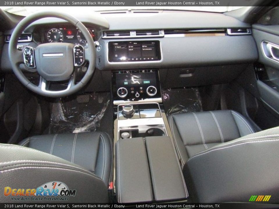 2018 Land Rover Range Rover Velar S Santorini Black Metallic / Ebony Photo #4