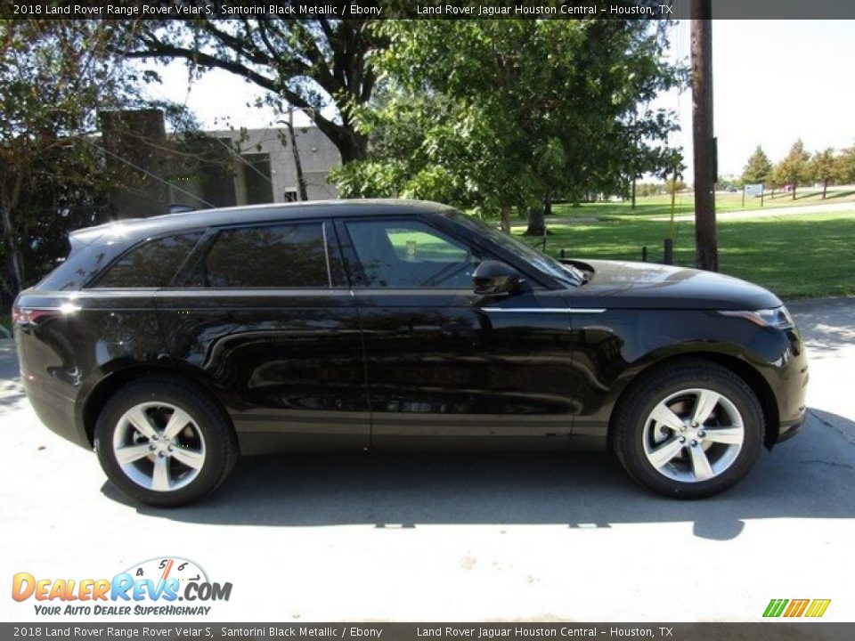 2018 Land Rover Range Rover Velar S Santorini Black Metallic / Ebony Photo #6