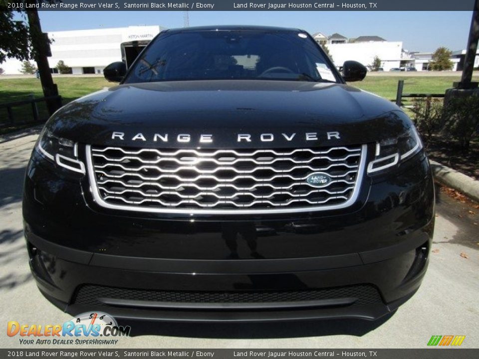 2018 Land Rover Range Rover Velar S Santorini Black Metallic / Ebony Photo #9