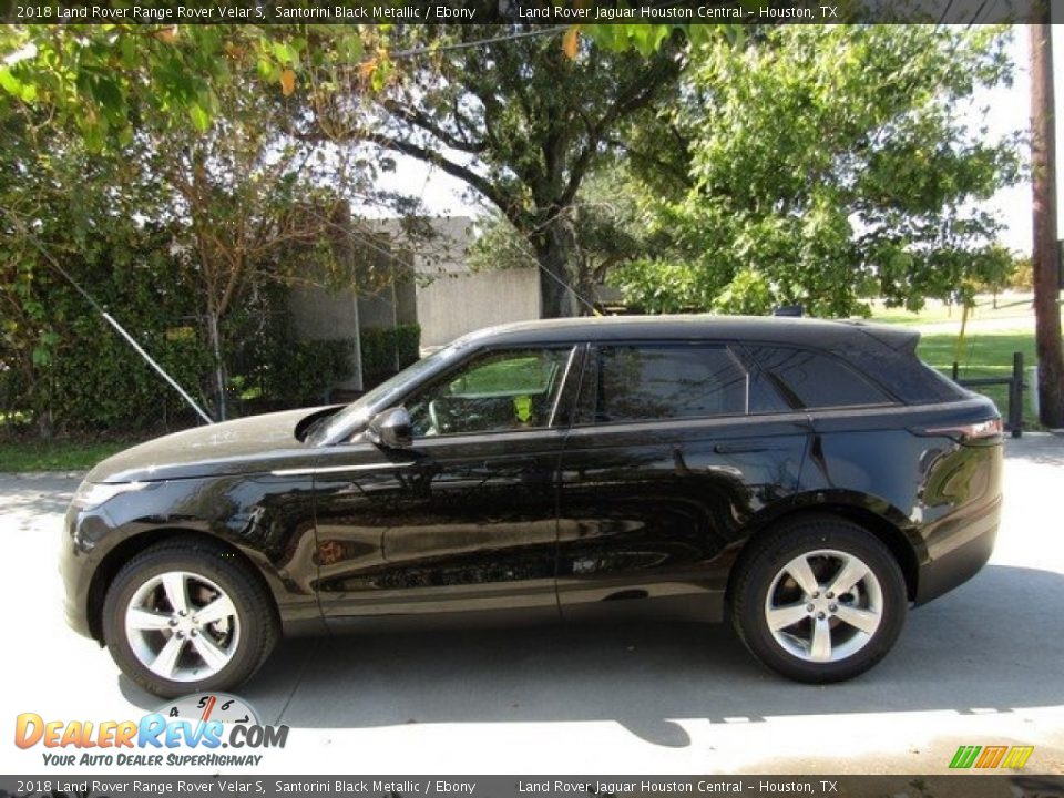 2018 Land Rover Range Rover Velar S Santorini Black Metallic / Ebony Photo #11