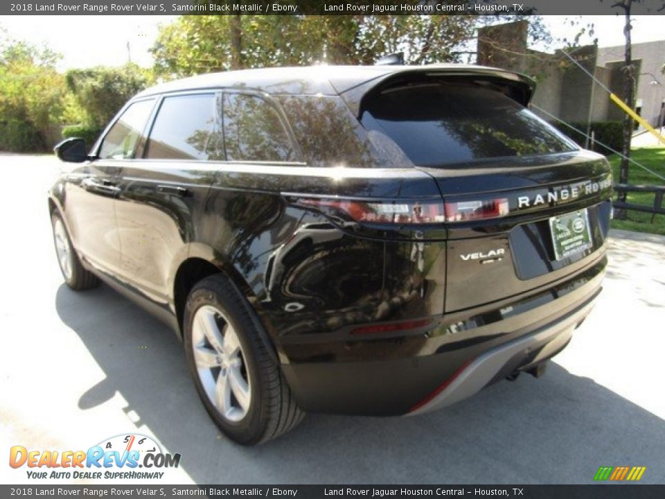 2018 Land Rover Range Rover Velar S Santorini Black Metallic / Ebony Photo #12