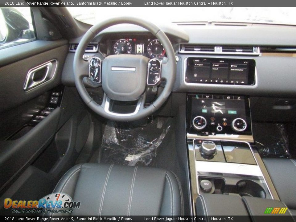 2018 Land Rover Range Rover Velar S Santorini Black Metallic / Ebony Photo #13
