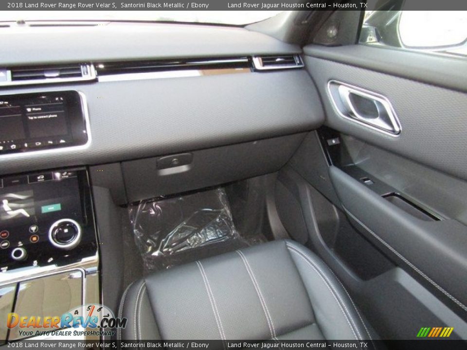 2018 Land Rover Range Rover Velar S Santorini Black Metallic / Ebony Photo #14