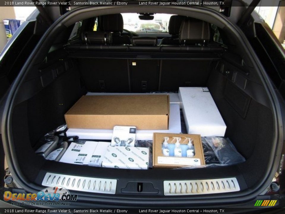 2018 Land Rover Range Rover Velar S Santorini Black Metallic / Ebony Photo #16