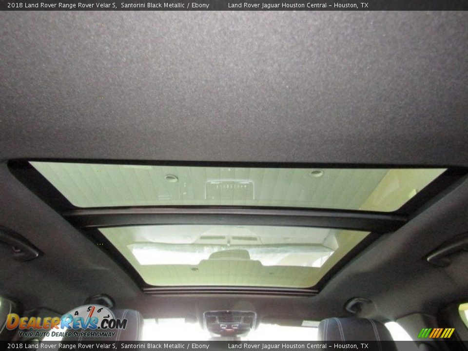 2018 Land Rover Range Rover Velar S Santorini Black Metallic / Ebony Photo #17