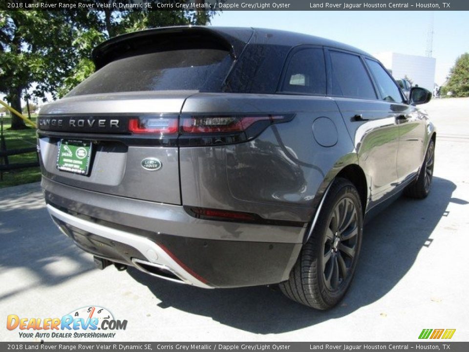 2018 Land Rover Range Rover Velar R Dynamic SE Corris Grey Metallic / Dapple Grey/Light Oyster Photo #7