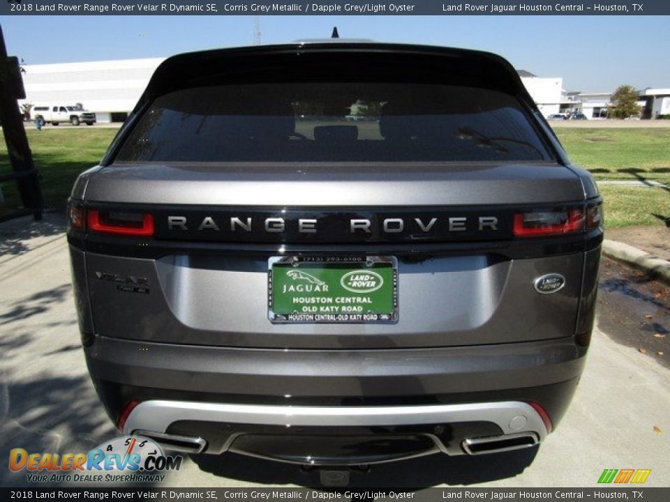 2018 Land Rover Range Rover Velar R Dynamic SE Corris Grey Metallic / Dapple Grey/Light Oyster Photo #8