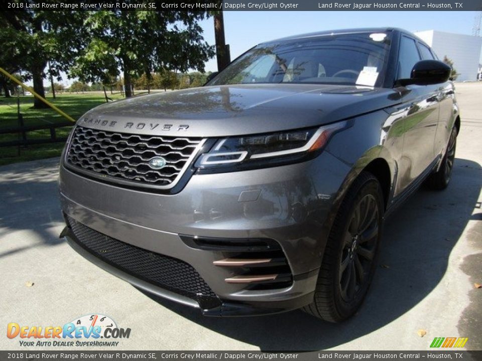 2018 Land Rover Range Rover Velar R Dynamic SE Corris Grey Metallic / Dapple Grey/Light Oyster Photo #10