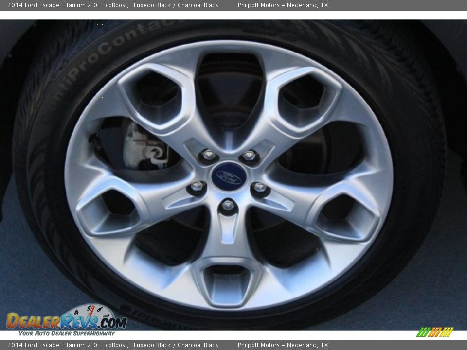 2014 Ford Escape Titanium 2.0L EcoBoost Tuxedo Black / Charcoal Black Photo #5