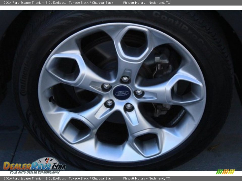 2014 Ford Escape Titanium 2.0L EcoBoost Tuxedo Black / Charcoal Black Photo #13
