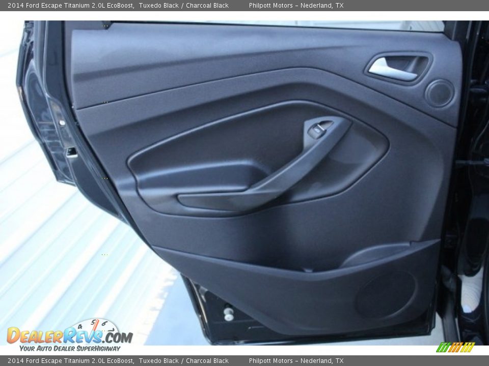 2014 Ford Escape Titanium 2.0L EcoBoost Tuxedo Black / Charcoal Black Photo #25