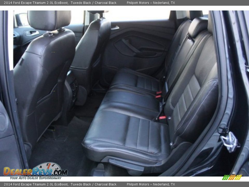 2014 Ford Escape Titanium 2.0L EcoBoost Tuxedo Black / Charcoal Black Photo #26