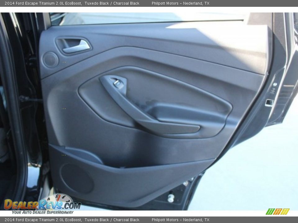 2014 Ford Escape Titanium 2.0L EcoBoost Tuxedo Black / Charcoal Black Photo #31