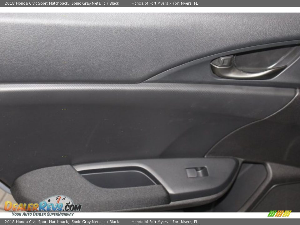 2018 Honda Civic Sport Hatchback Sonic Gray Metallic / Black Photo #20