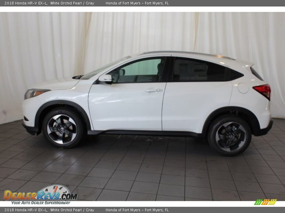 2018 Honda HR-V EX-L White Orchid Pearl / Gray Photo #5