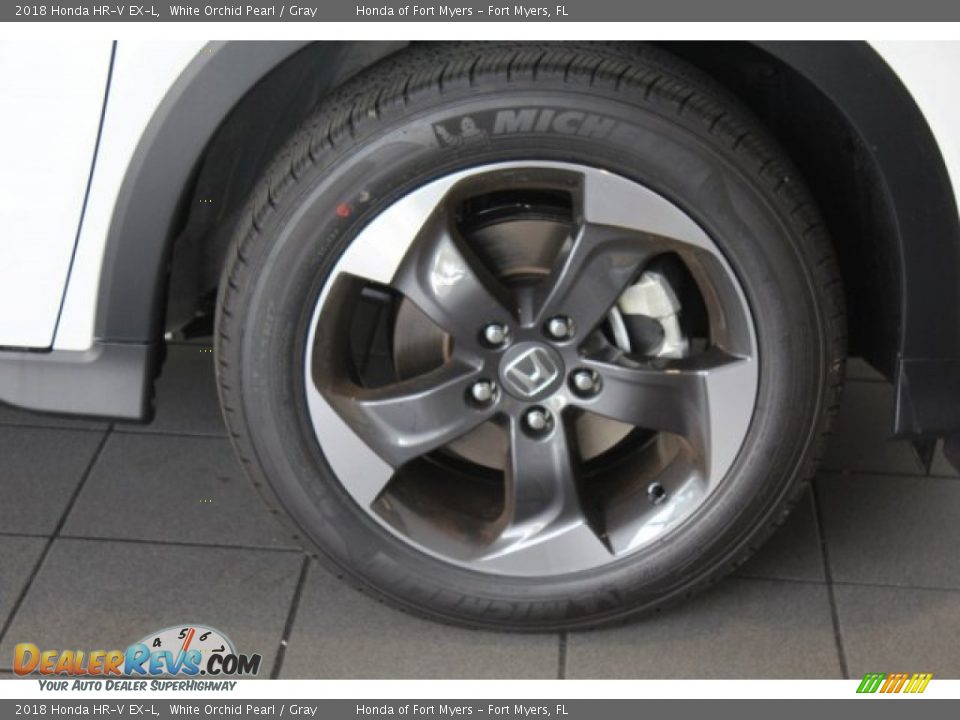 2018 Honda HR-V EX-L White Orchid Pearl / Gray Photo #8