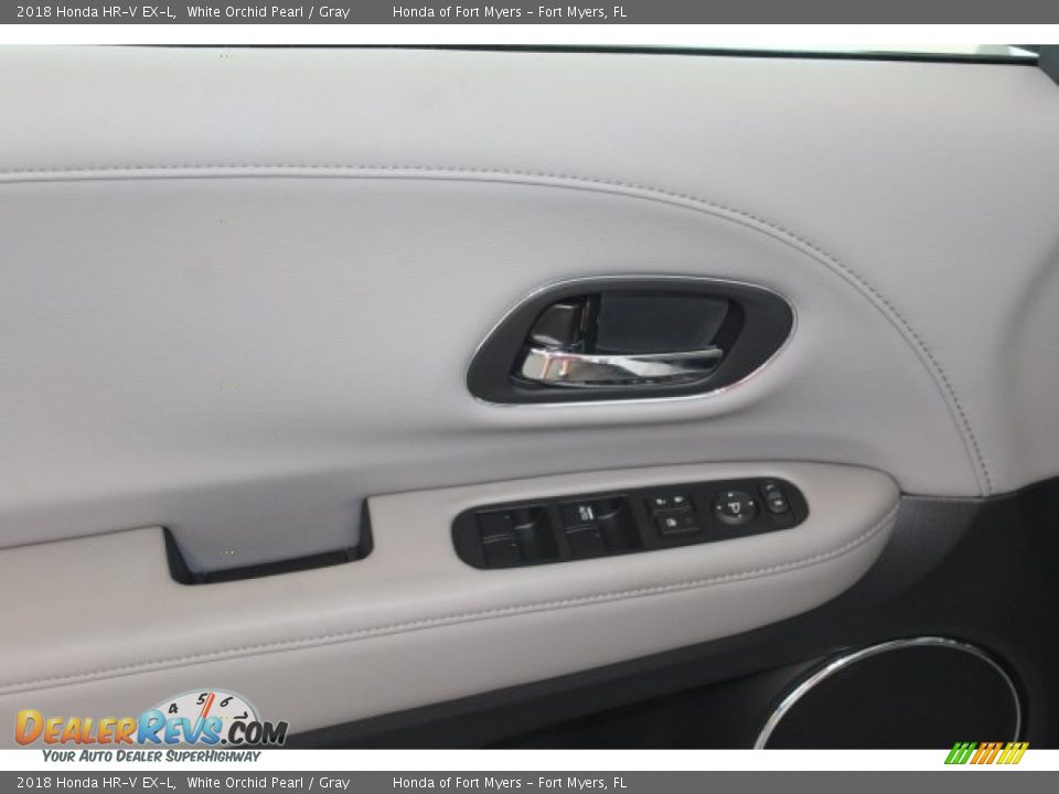 2018 Honda HR-V EX-L White Orchid Pearl / Gray Photo #9