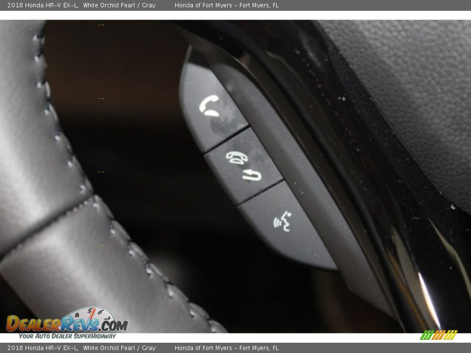 2018 Honda HR-V EX-L White Orchid Pearl / Gray Photo #15