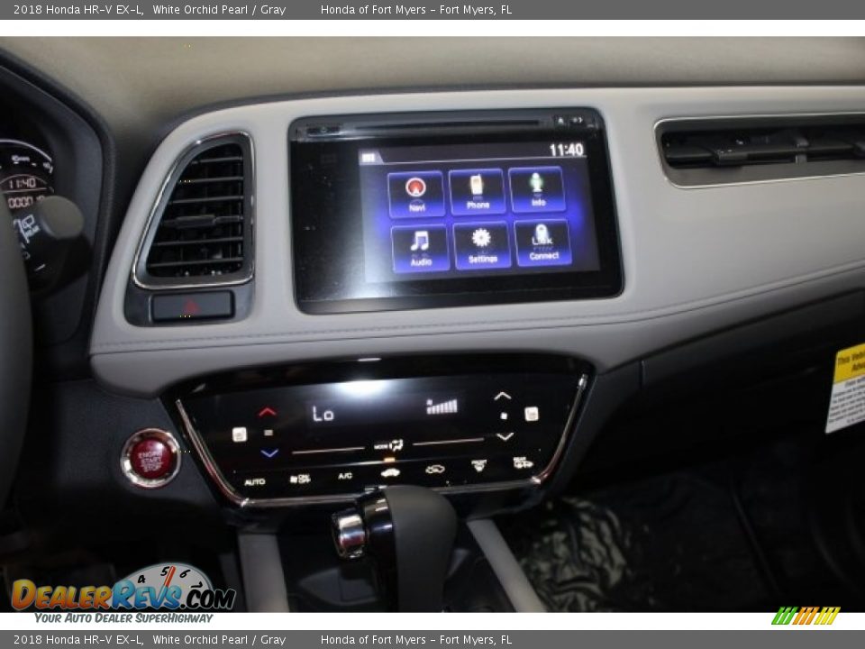 2018 Honda HR-V EX-L White Orchid Pearl / Gray Photo #16