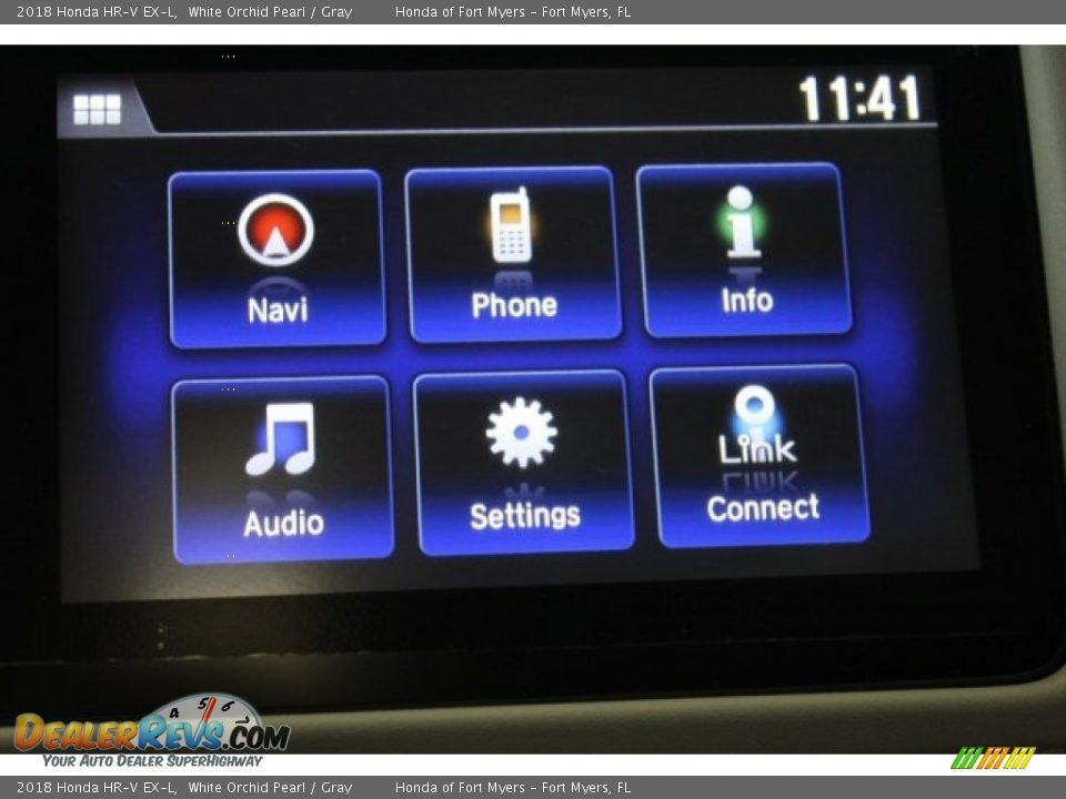 2018 Honda HR-V EX-L White Orchid Pearl / Gray Photo #19