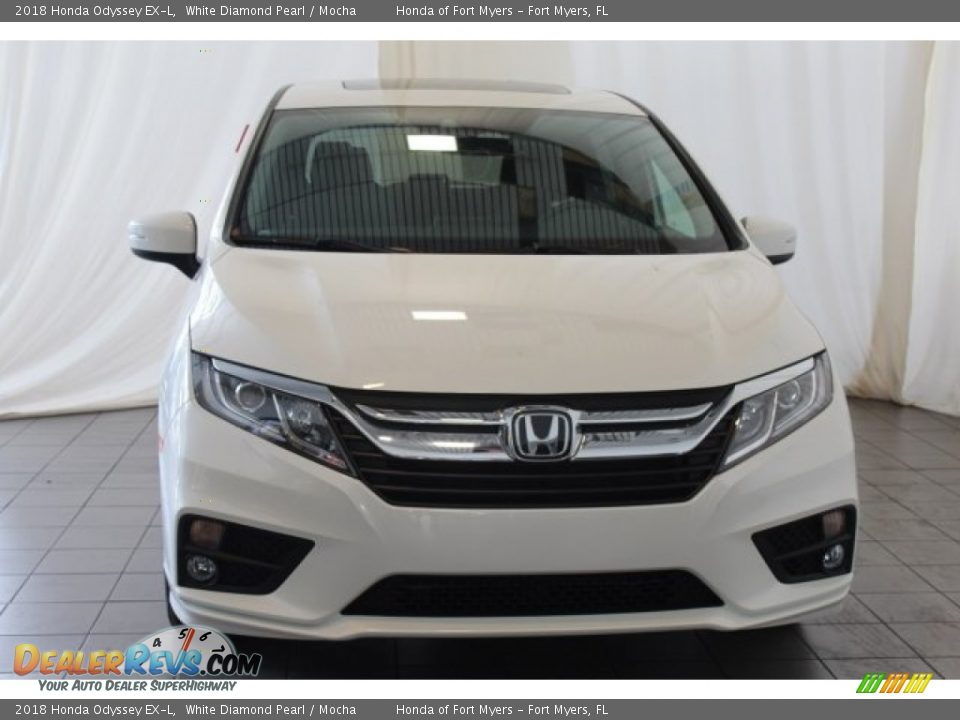 2018 Honda Odyssey EX-L White Diamond Pearl / Mocha Photo #4