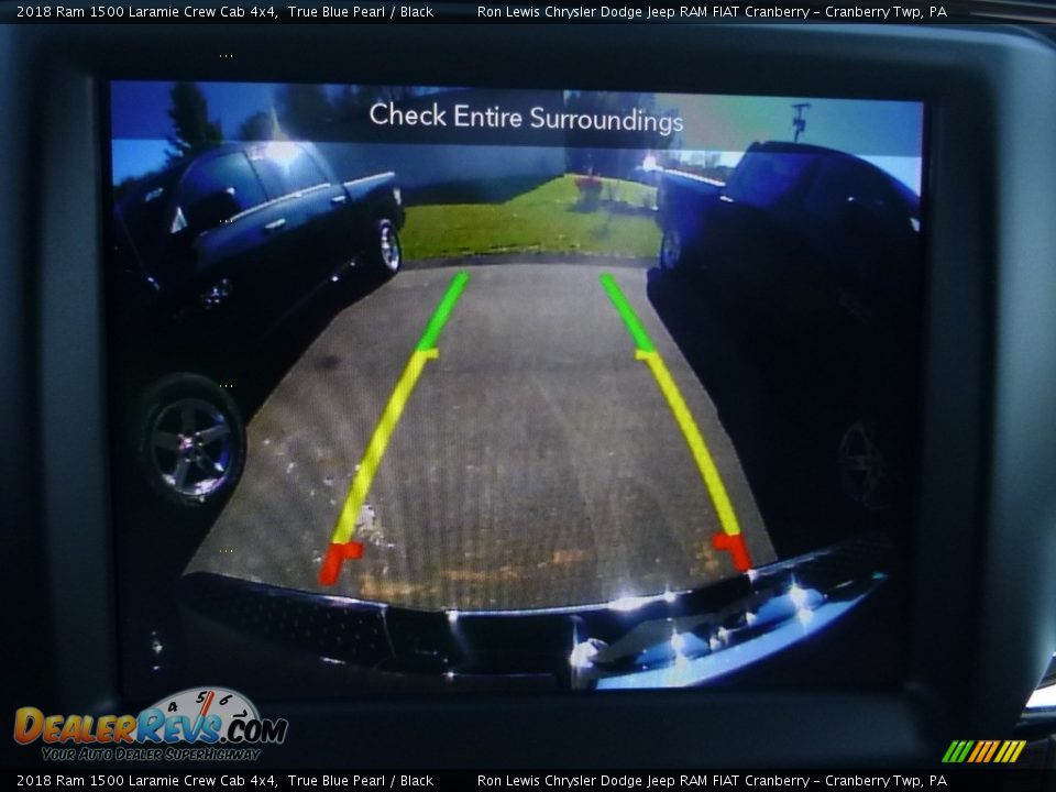 2018 Ram 1500 Laramie Crew Cab 4x4 True Blue Pearl / Black Photo #20