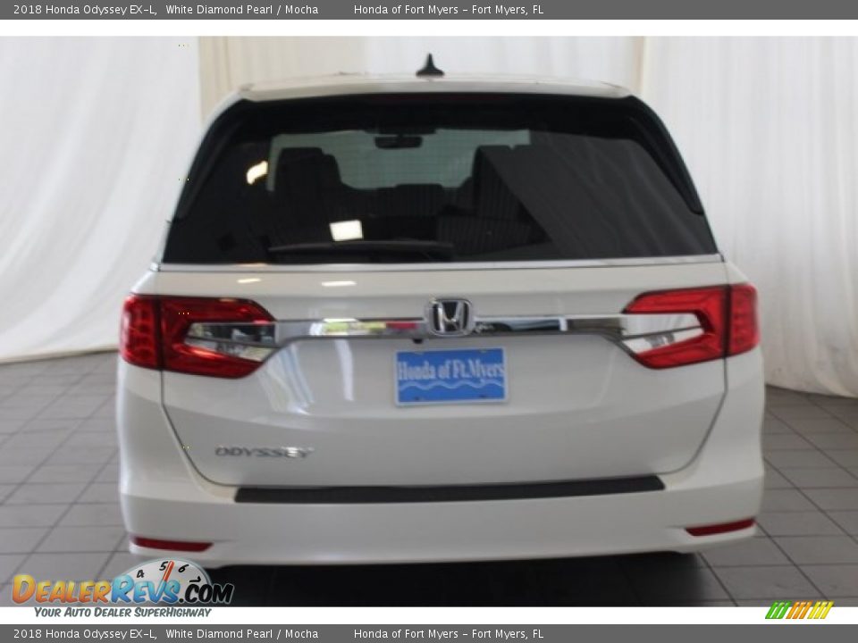 2018 Honda Odyssey EX-L White Diamond Pearl / Mocha Photo #7