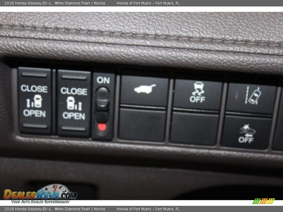2018 Honda Odyssey EX-L White Diamond Pearl / Mocha Photo #14