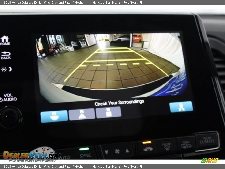 2018 Honda Odyssey EX-L White Diamond Pearl / Mocha Photo #20