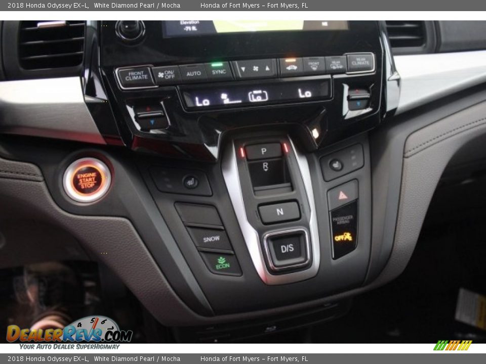 2018 Honda Odyssey EX-L White Diamond Pearl / Mocha Photo #21
