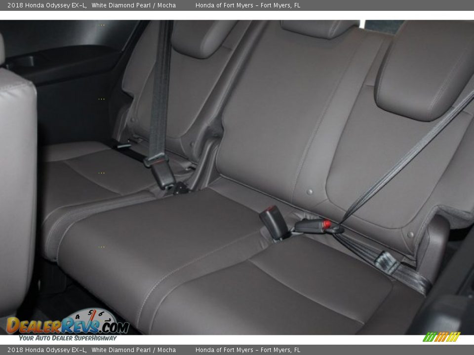 2018 Honda Odyssey EX-L White Diamond Pearl / Mocha Photo #25