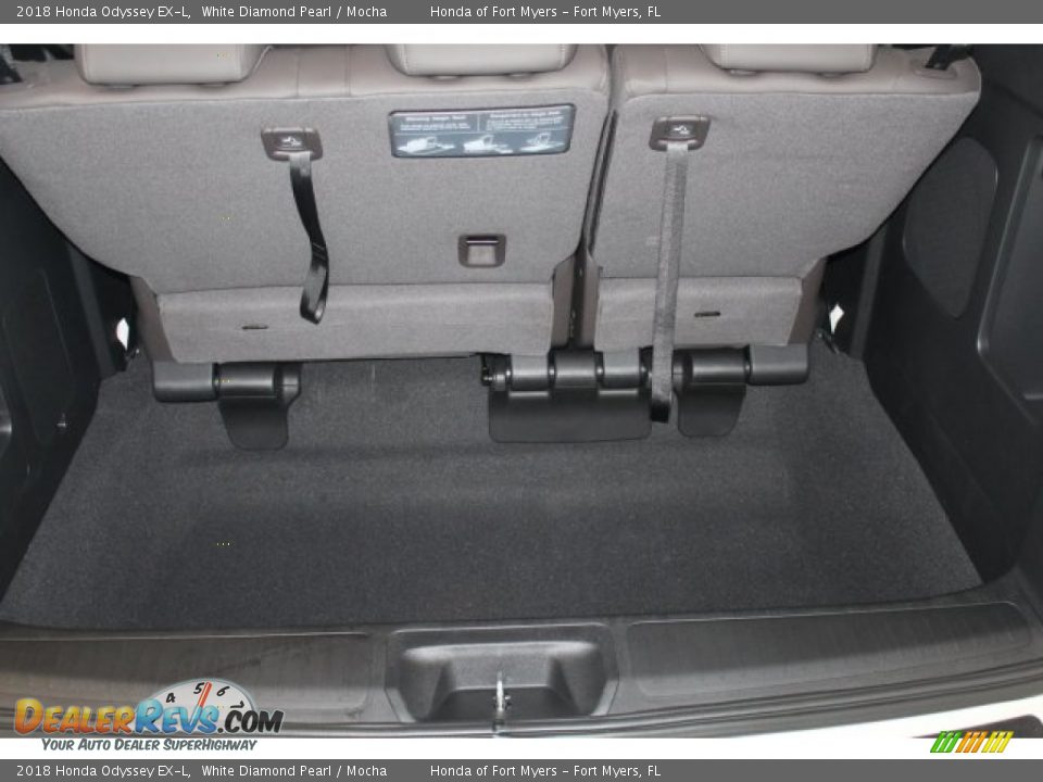 2018 Honda Odyssey EX-L White Diamond Pearl / Mocha Photo #26