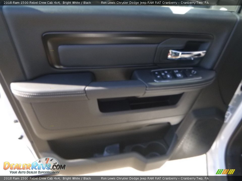 2018 Ram 1500 Rebel Crew Cab 4x4 Bright White / Black Photo #14