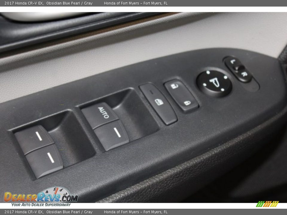 2017 Honda CR-V EX Obsidian Blue Pearl / Gray Photo #8