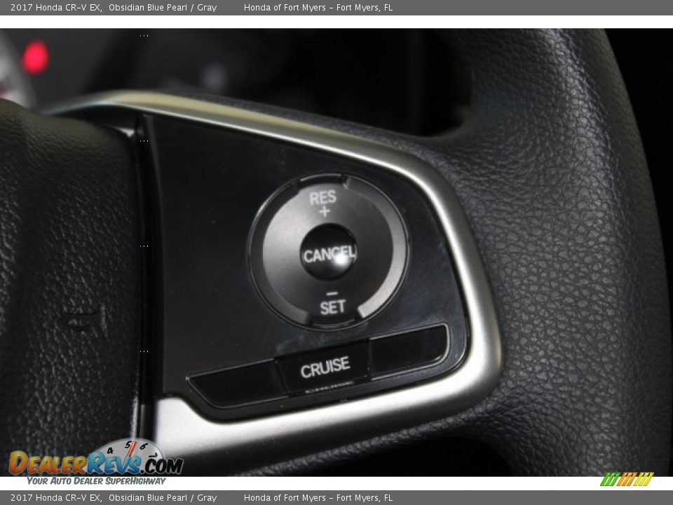 2017 Honda CR-V EX Obsidian Blue Pearl / Gray Photo #13