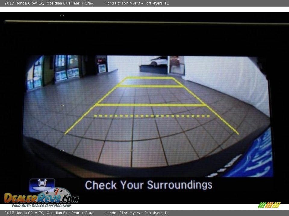 2017 Honda CR-V EX Obsidian Blue Pearl / Gray Photo #17
