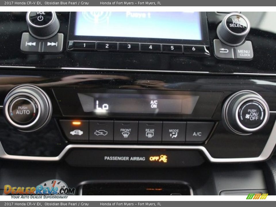 2017 Honda CR-V EX Obsidian Blue Pearl / Gray Photo #18