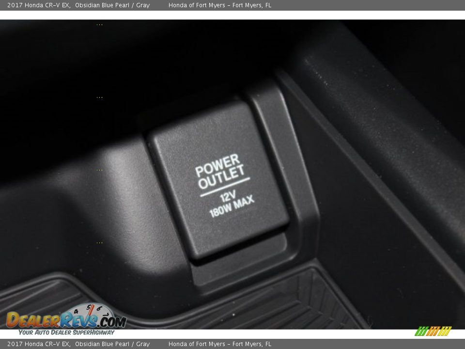 2017 Honda CR-V EX Obsidian Blue Pearl / Gray Photo #21
