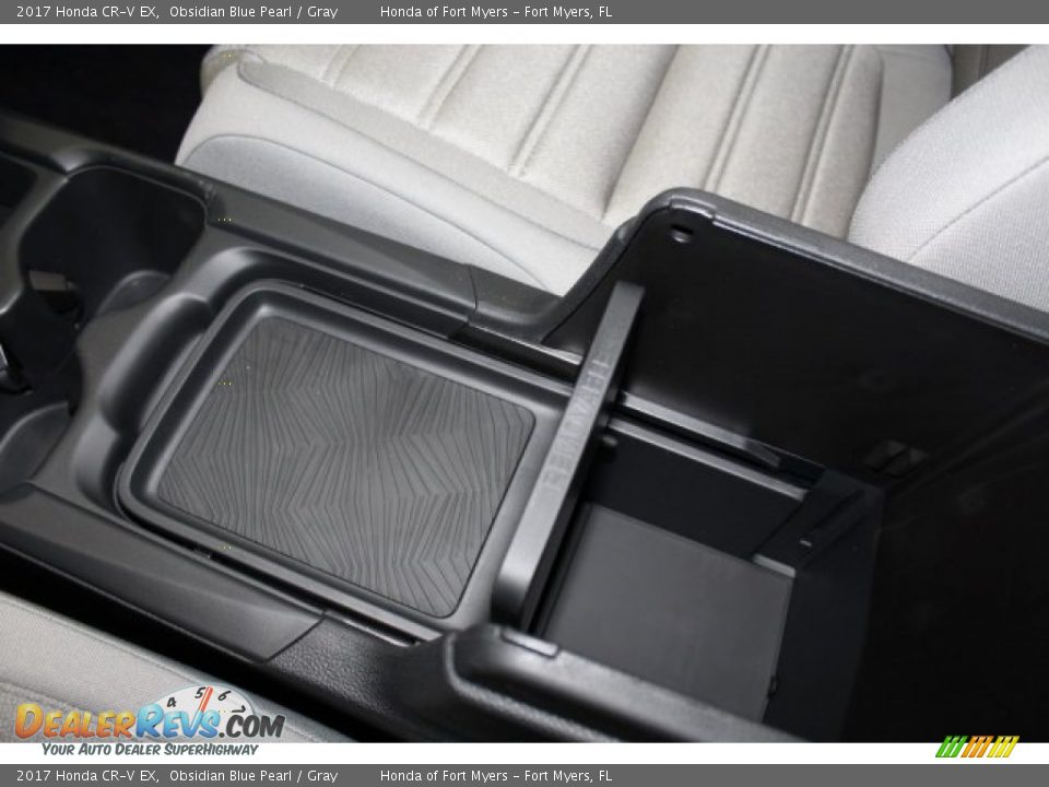 2017 Honda CR-V EX Obsidian Blue Pearl / Gray Photo #22