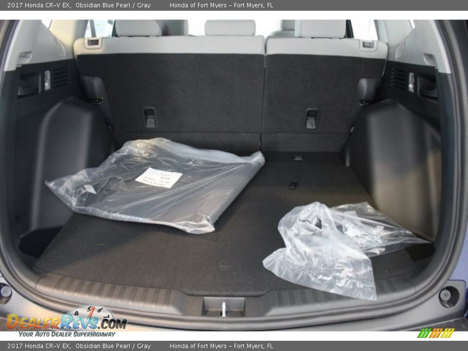 2017 Honda CR-V EX Obsidian Blue Pearl / Gray Photo #25